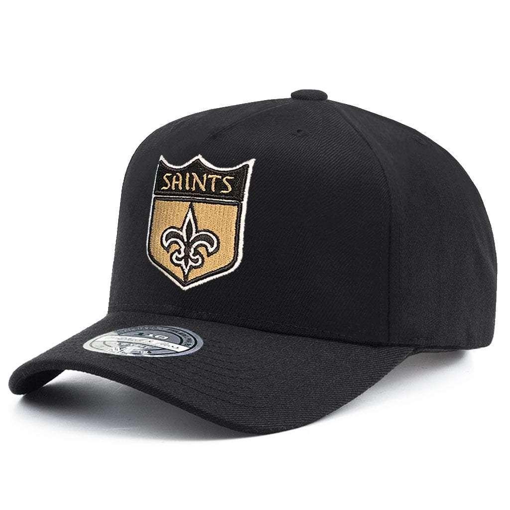 New Orleans Saints Mitchell Ness NFL 110 Throwback Logo Snapback Hat US Sports HQ