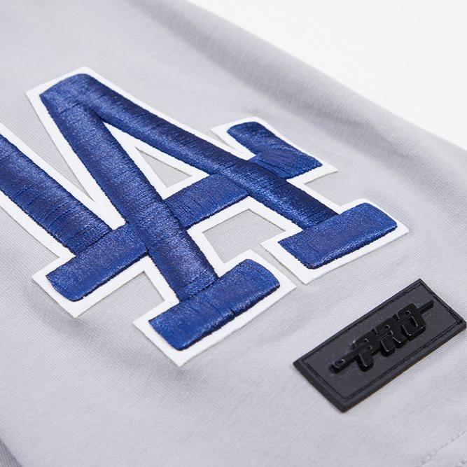 Los Angeles Dodgers Pro Standard MLB Classic Chenille T-Shirt - Grey