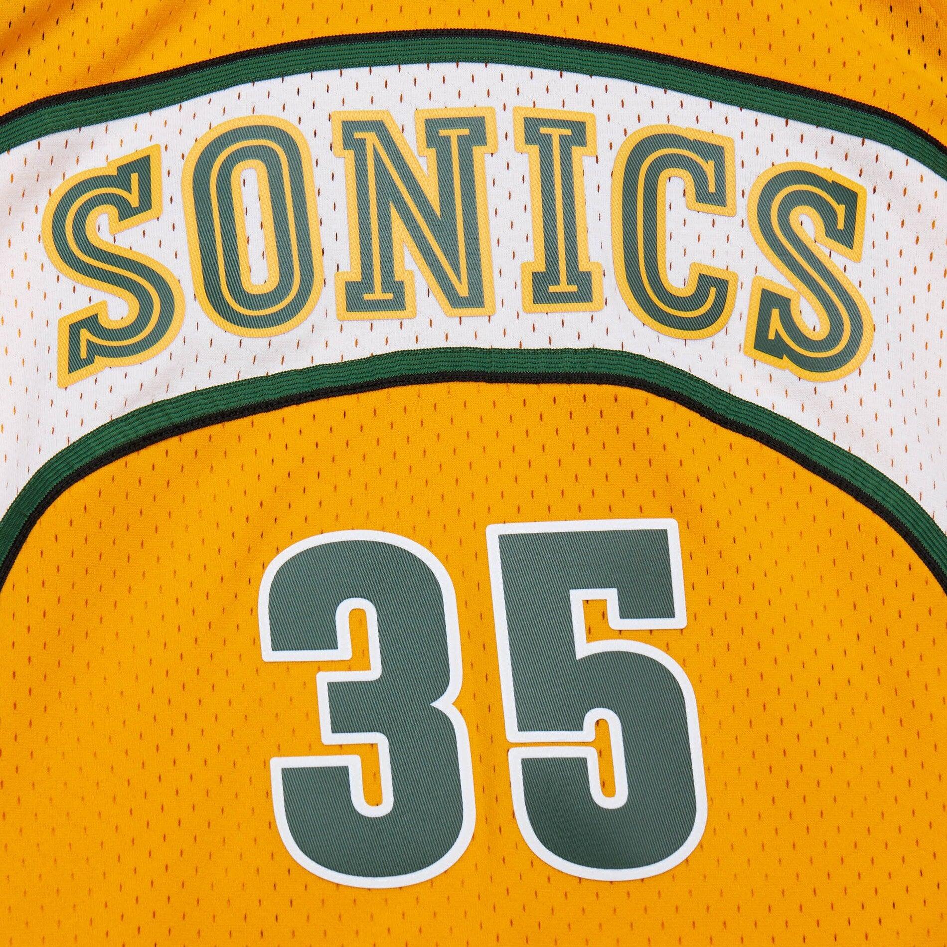 Kevin Durant Seattle Supersonics Mitchell & Ness NBA 07-08 Swingman Jersey - Yellow