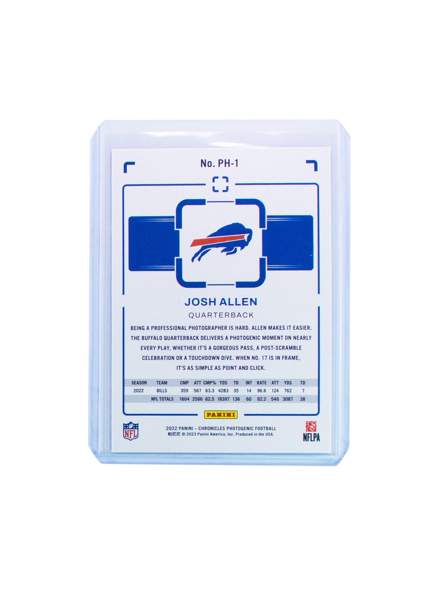 Josh Allen Buffalo Bills Panini NFL Chronicles Photogenic Card