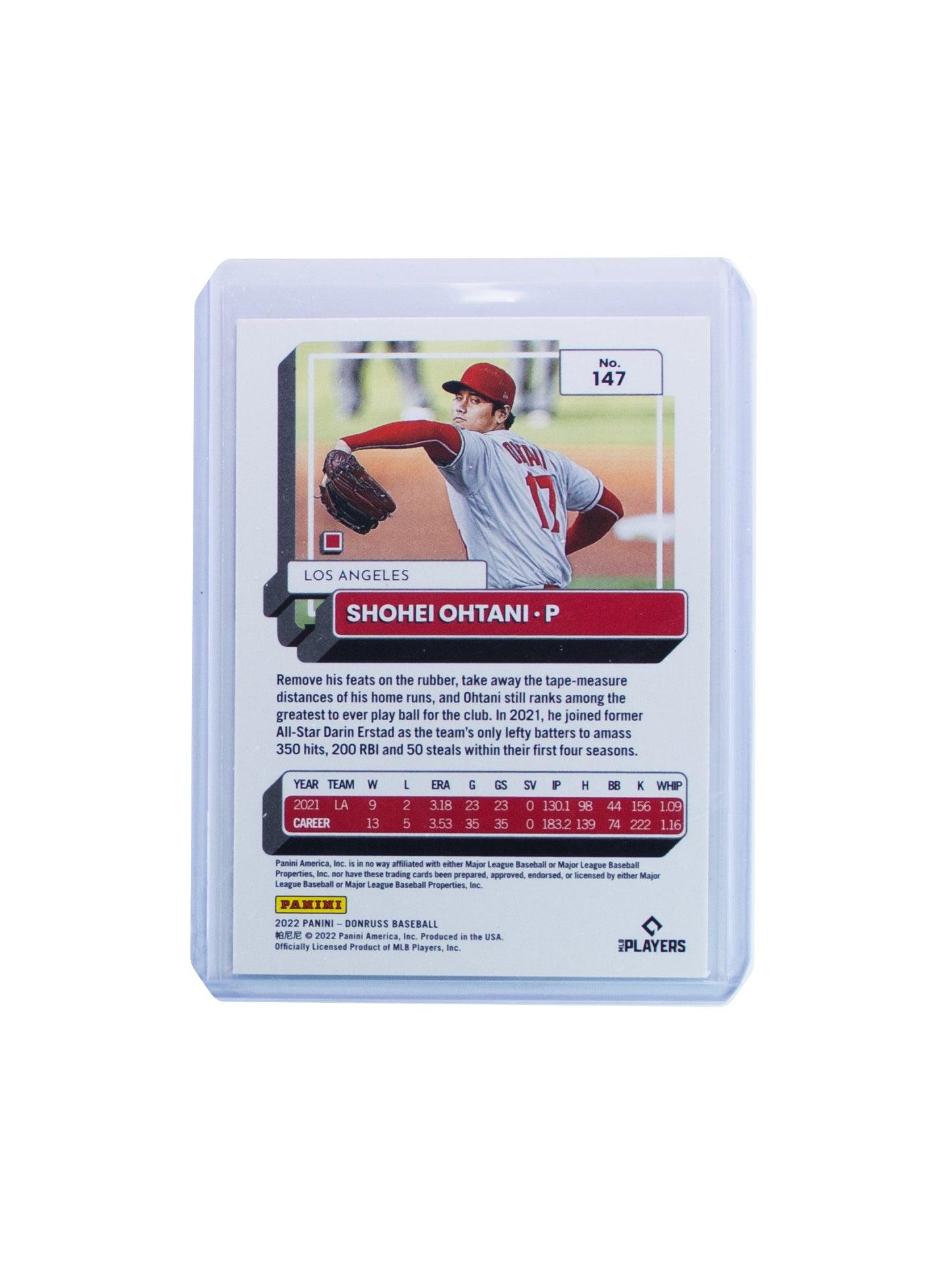 Shohei Ohtani Los Angeles Angels Panini MLB Donruss 22 Base Card