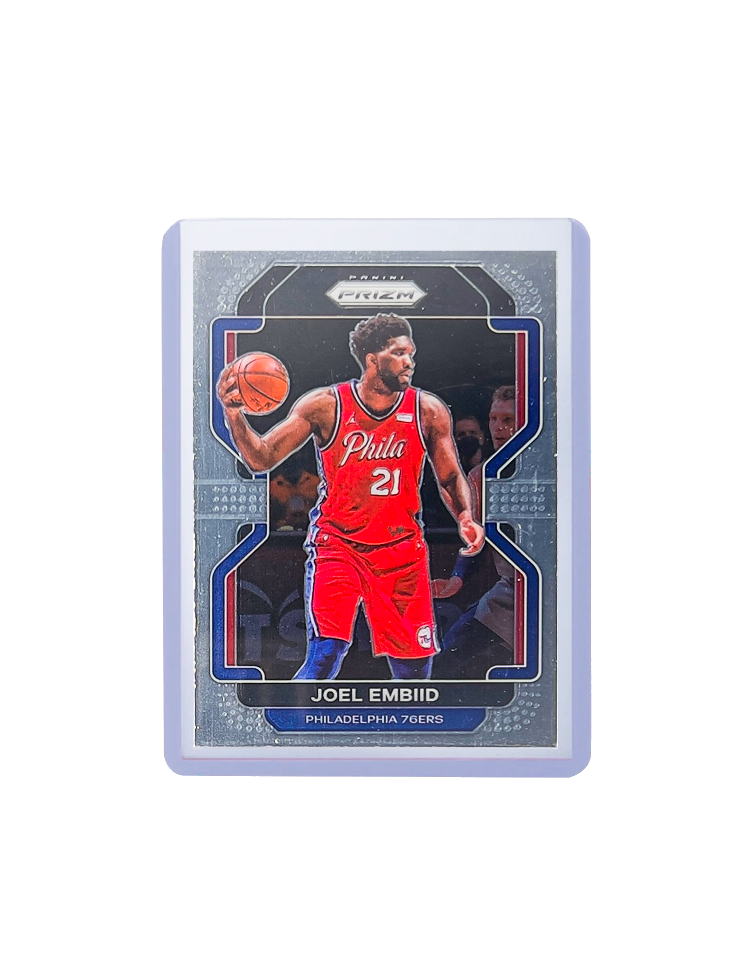 Joel Embiid Philadelphia 76ers Panini NBA 21-22 Prizm 176 Base Card