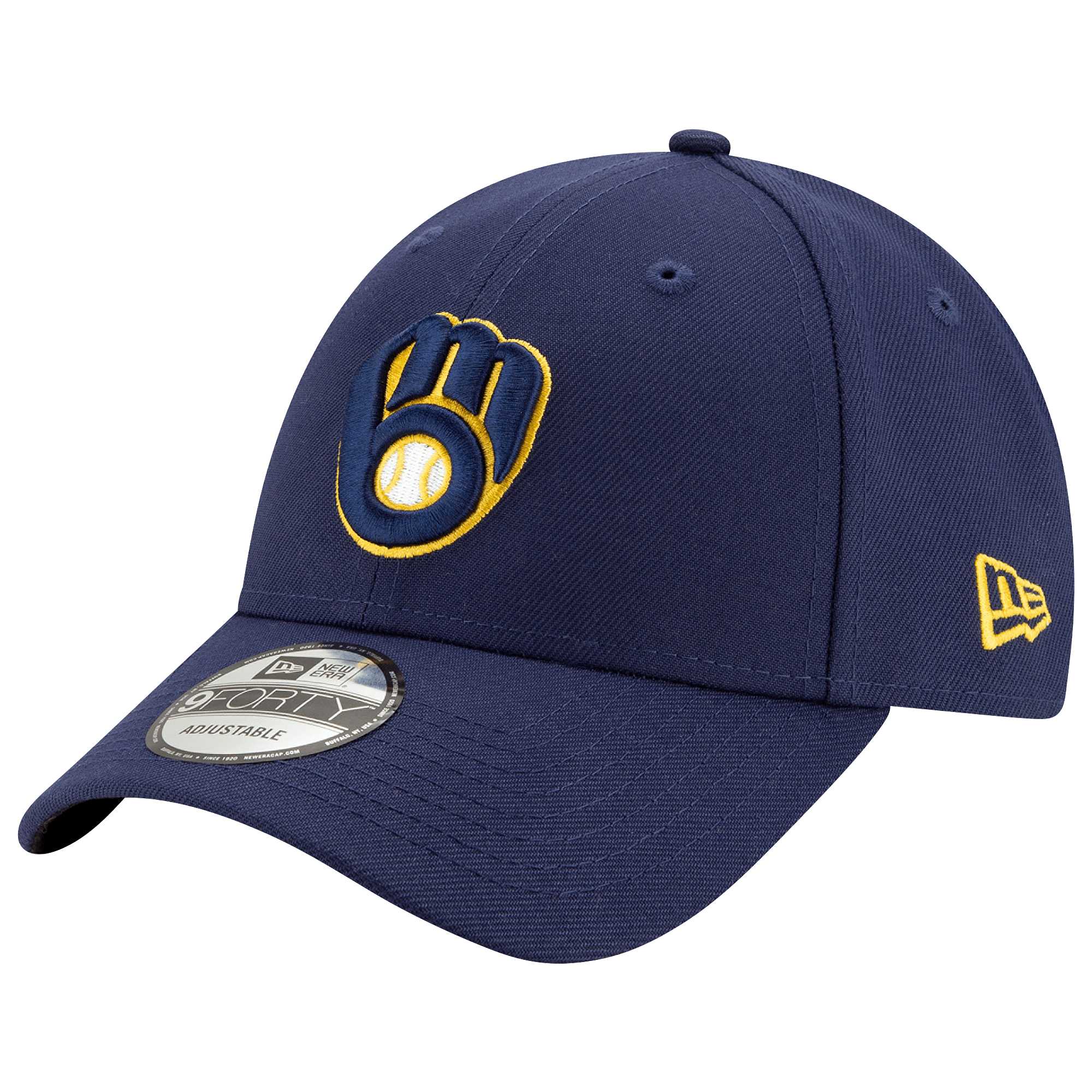 Milwaukee Brewers New Era MLB Team 9FORTY Snapback Hat - Navy