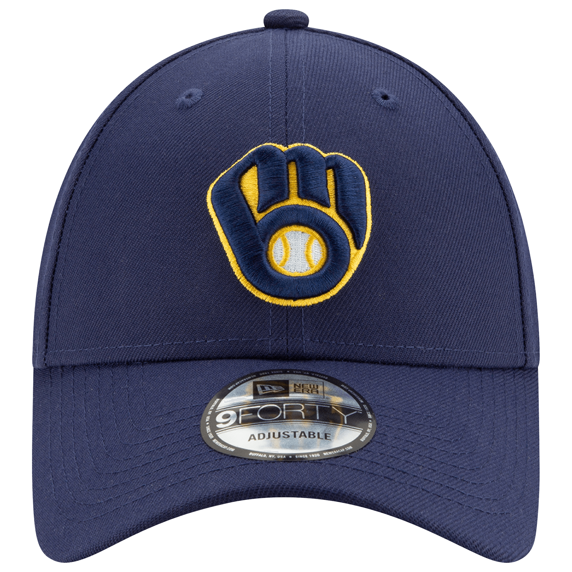 Milwaukee Brewers New Era MLB Team 9FORTY Snapback Hat - Navy