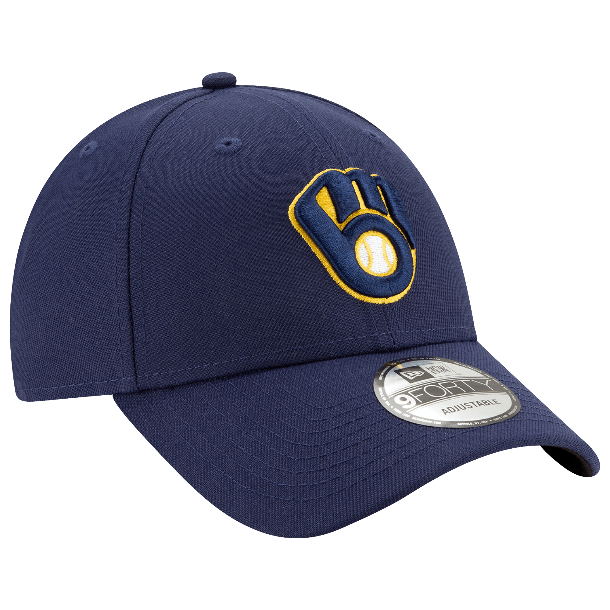 Milwaukee Brewers New Era MLB Team 9FORTY Snapback Hat - Navy