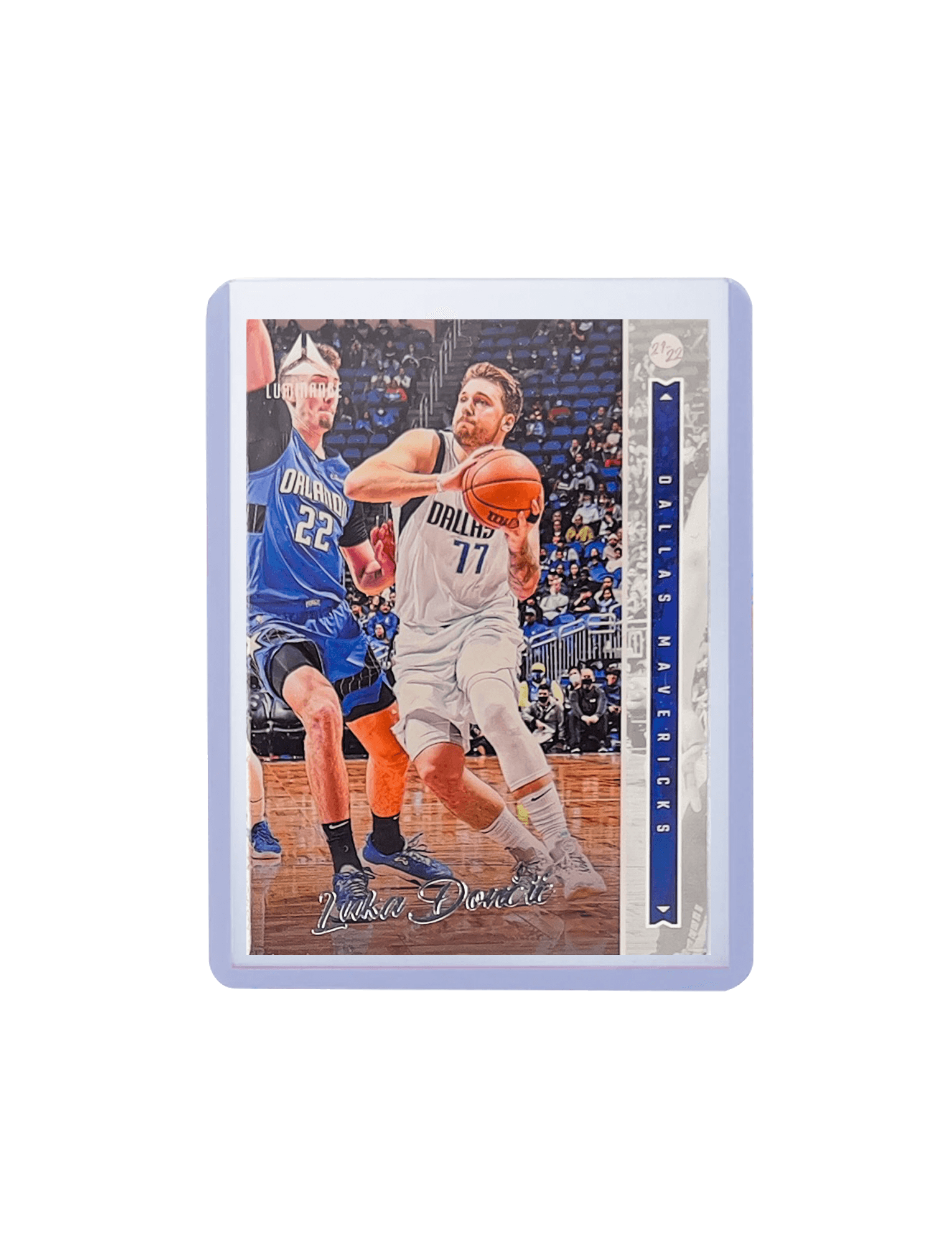 Luka Doncic Dallas Mavericks Panini NBA 21-22 Luminance 242 Base Card