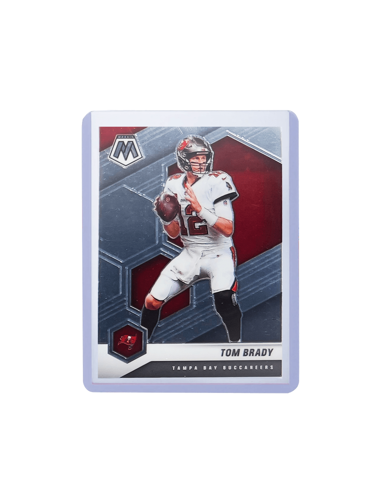 Tom Brady Tampa Bay Buccaneers Panini NFL 2021 Mosaic 186 Base Card