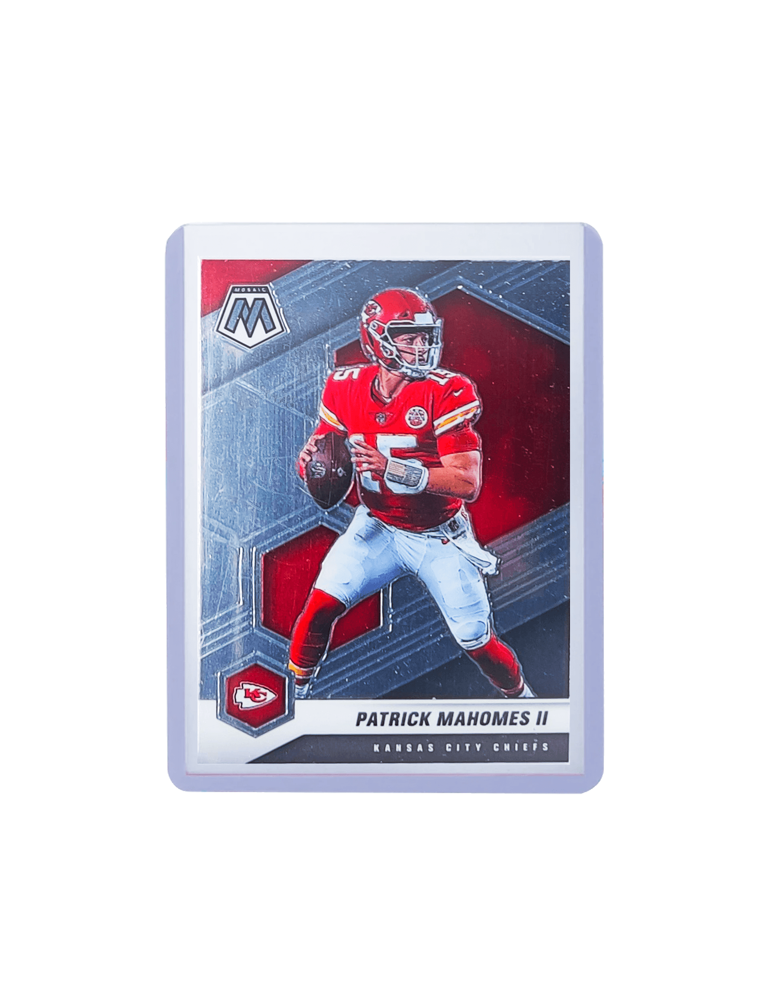 Patrick Mahomes Kansas City Chiefs Panini NFL 2021 Mosaic 1 Base Card