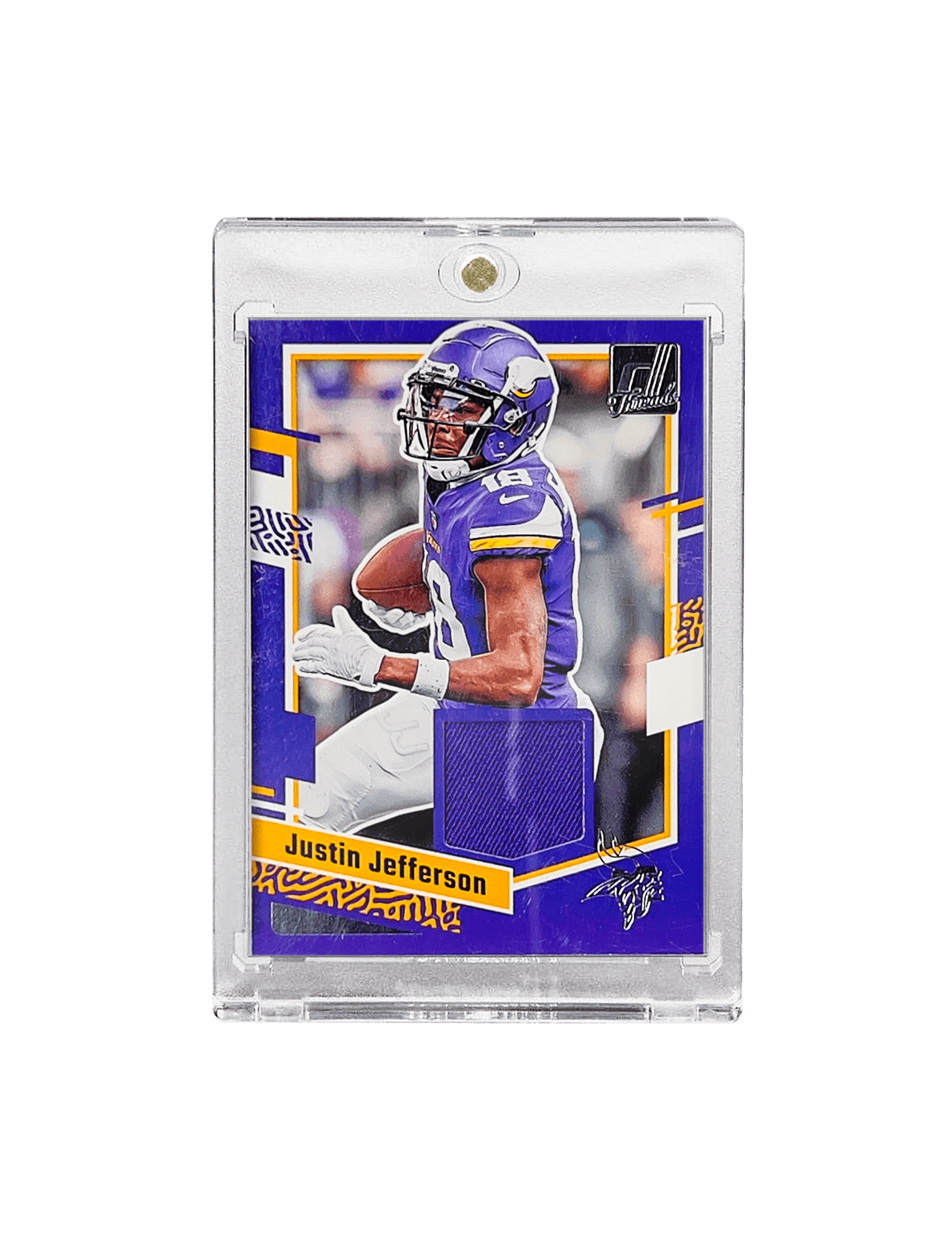 Justin Jefferson Minnesota Vikings Panini NFL Donruss 23 Threads Patch Card