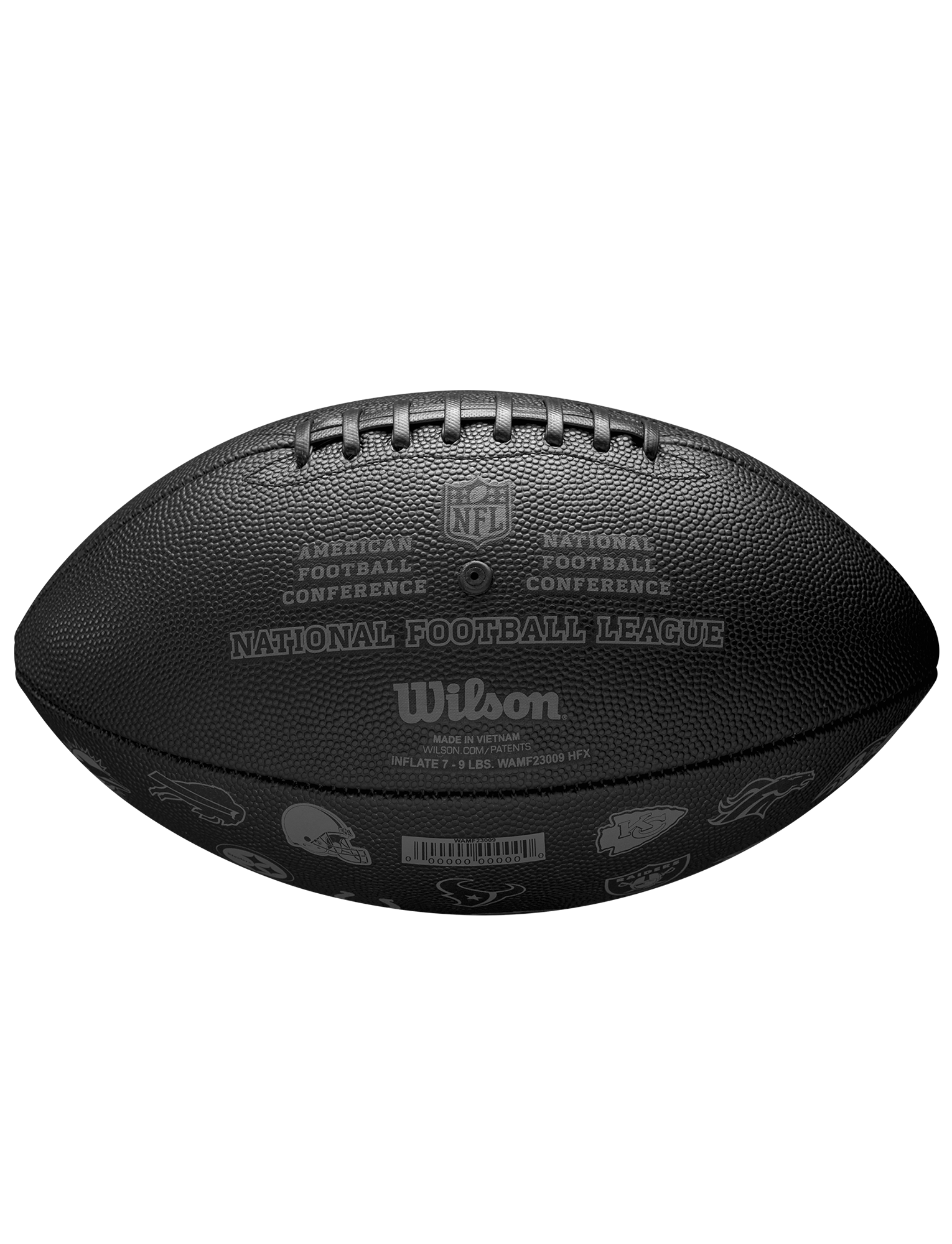 Wilson NFL MVP All 32 Teams Stealth Composite Football - Black