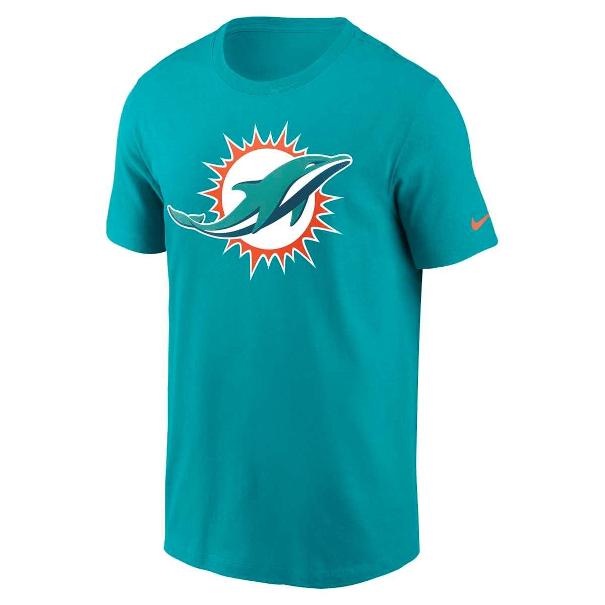 Miami Dolphins Nike NFL Logo Essential T-Shirt - Aqua