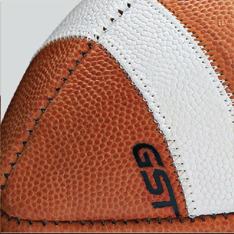 Wilson NCAA GST Full Size Game Leather Football - Tan