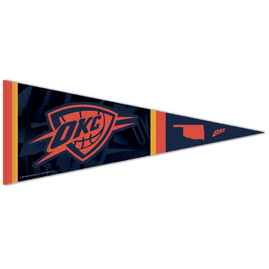 Oklahoma City Thunder Wincraft NBA 12 x 30" City Edititon Premium Felt Pennant