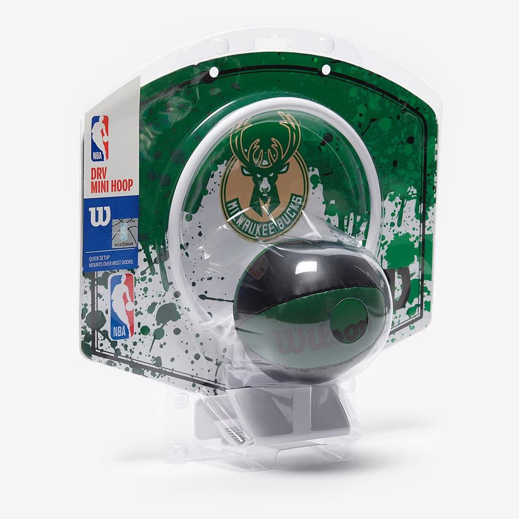 Milwaukee Bucks Wilson NBA Mini Hoop Indoor Basketball Backboard