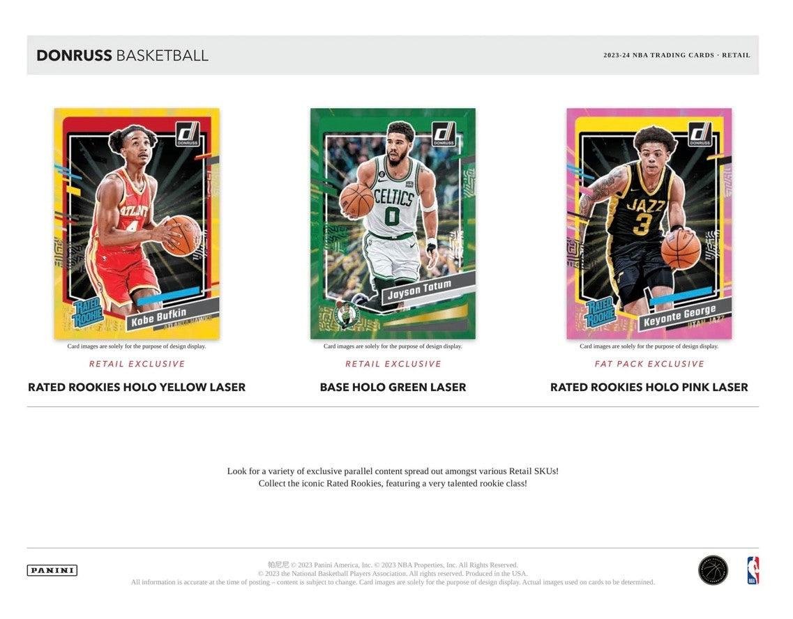 2023-24 NBA Panini Donruss Basketball Trading Card Retail Pack