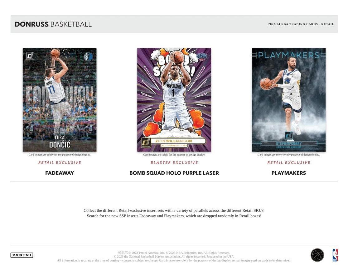 2023-24 NBA Panini Donruss Basketball Trading Card Retail Pack