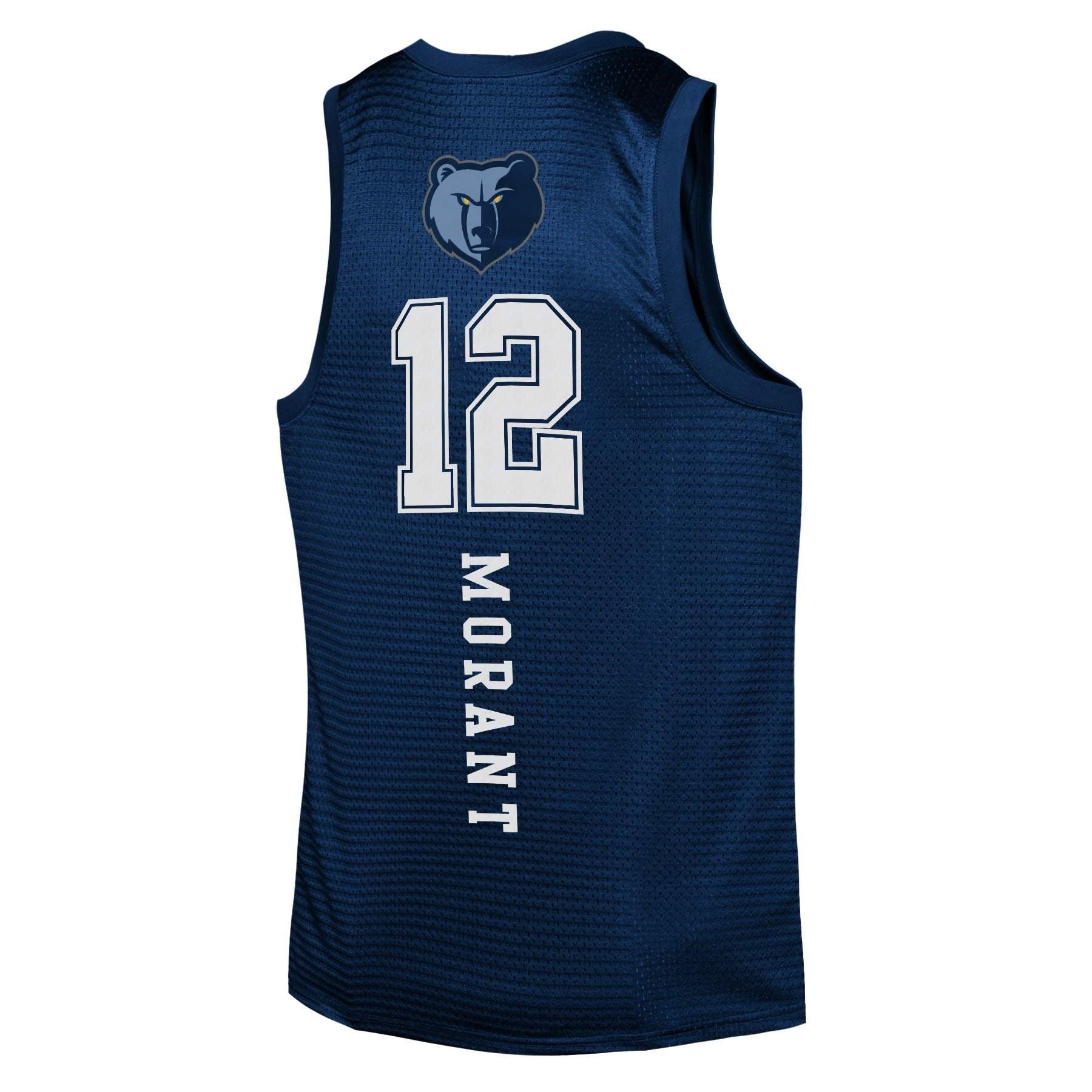 Youths Ja Morant Memphis Grizzlies NBA Essentials Mesh Jersey - Navy