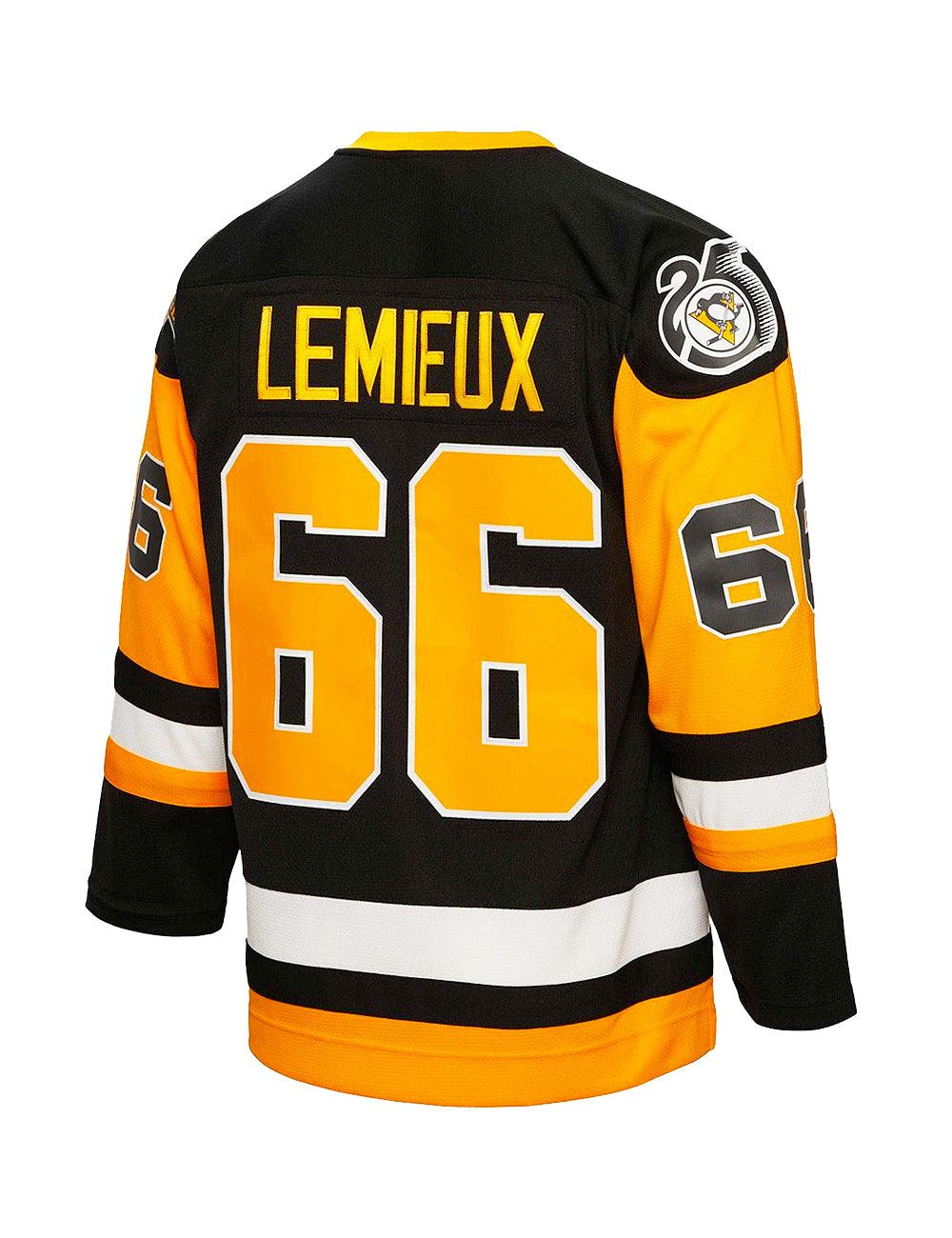 Mario Lemieux Pittsburgh Penguins Mitchell & Ness NHL 91-92 Blue Line Jersey