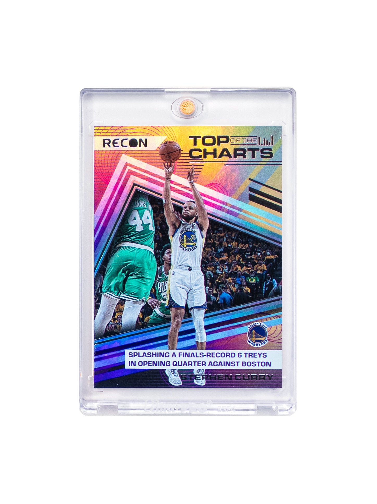 Steph Curry Golden State Warriors Panini NBA Recon 22-23 Top Charts Holo card