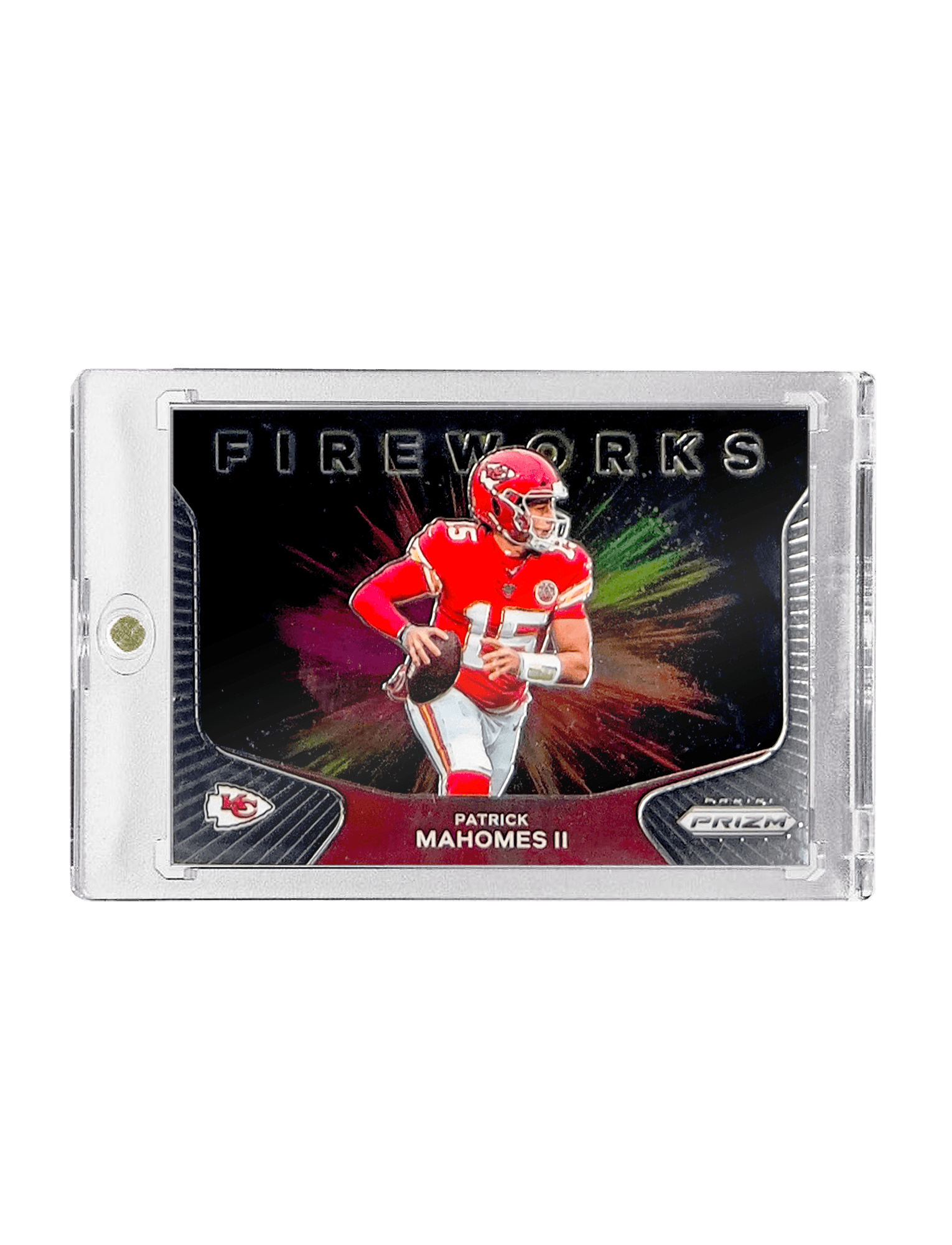 Patrick Mahomes Kansas City Chiefs Panini NFL Mosaic 20 Fireworks 5 Card