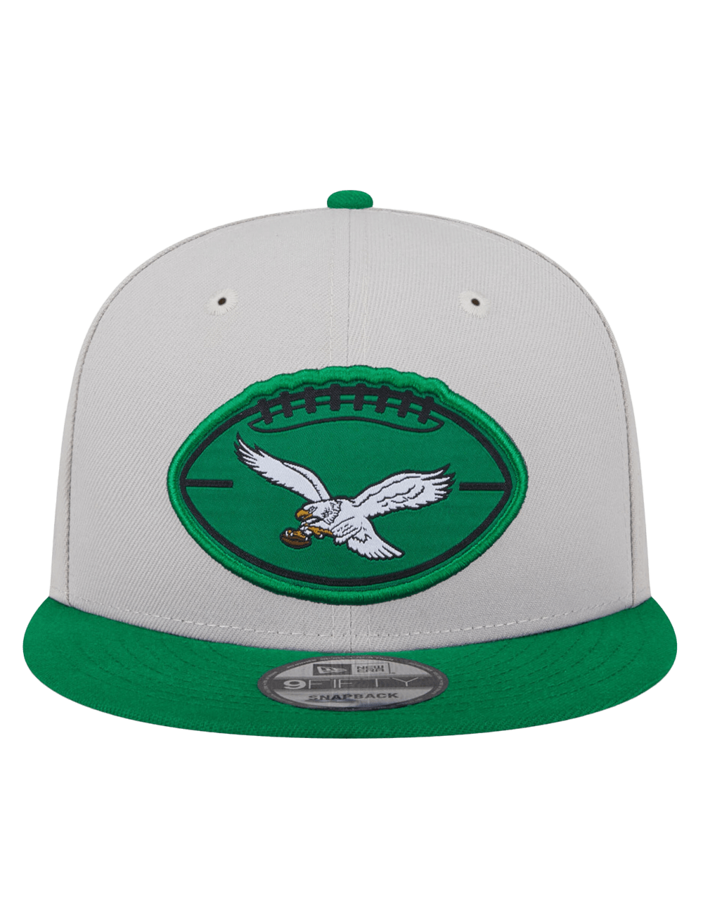 Philadelphia Eagles New Era NFL 24 Sideline Historic 9FIFTY Snapback Hat - Stone