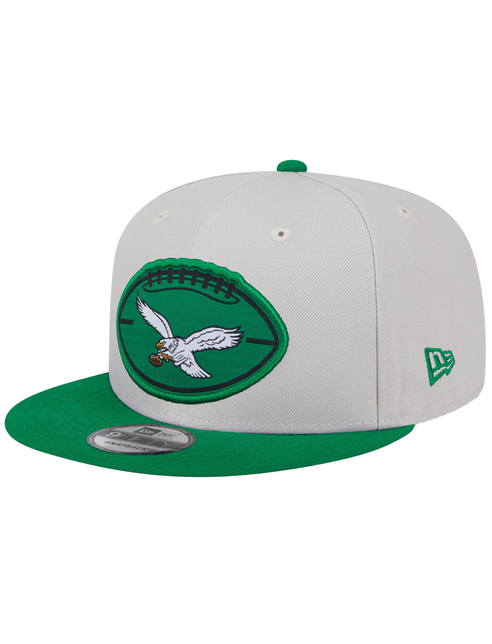 Philadelphia Eagles New Era NFL 24 Sideline Historic 9FIFTY Snapback Hat - Stone