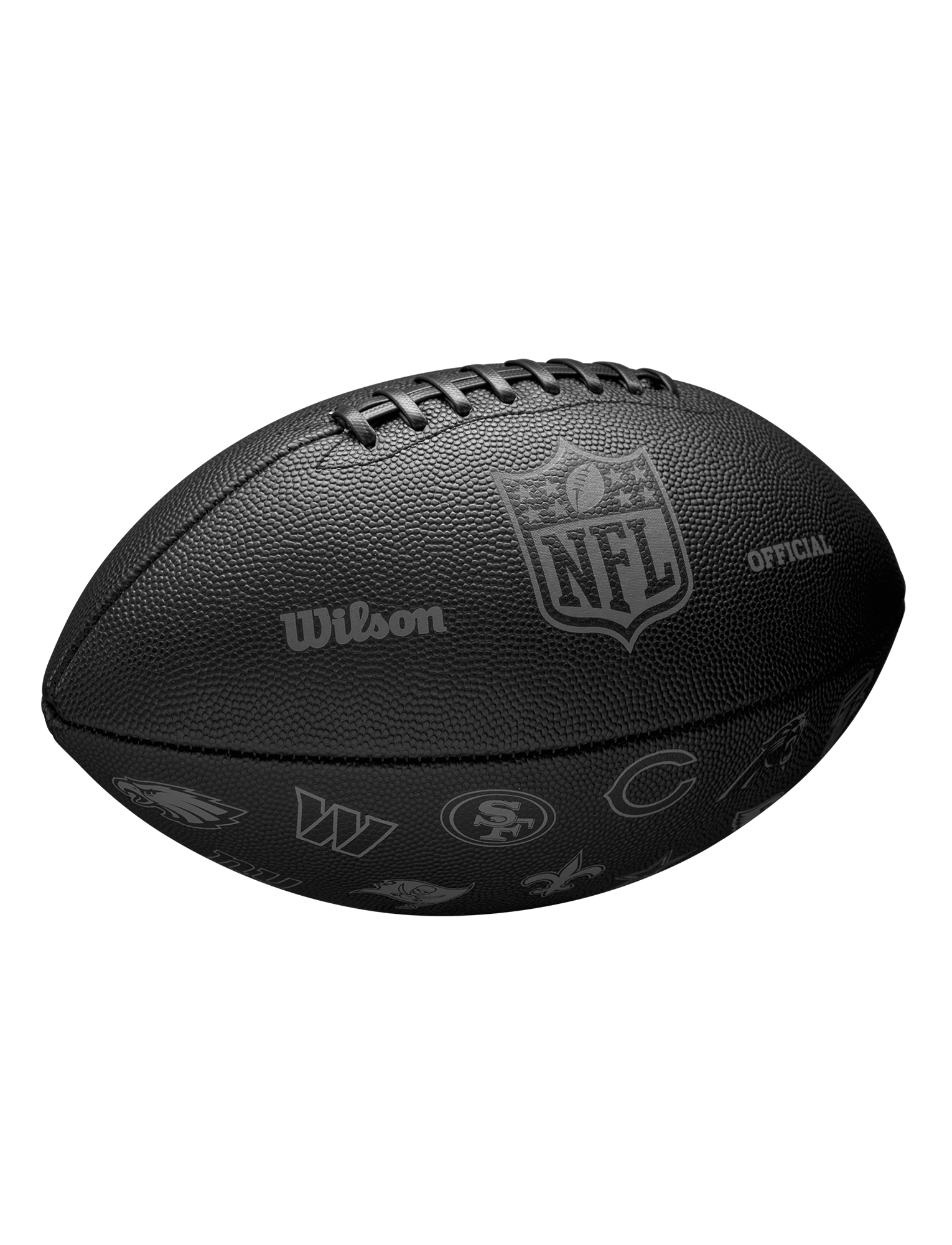 Wilson NFL MVP All 32 Teams Stealth Composite Football - Black