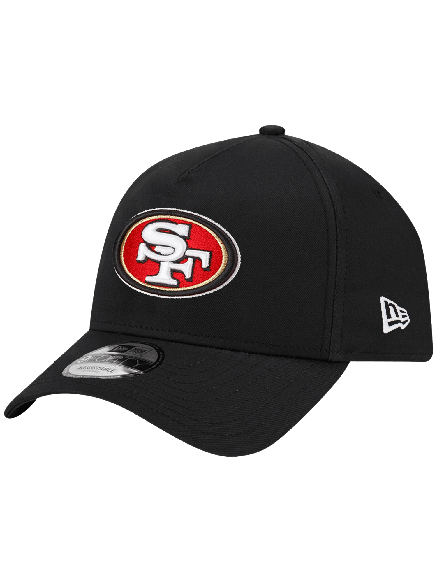 San Francisco 49ers New Era NFL Team 9FORTY A-Frame Snapback Hat - Black