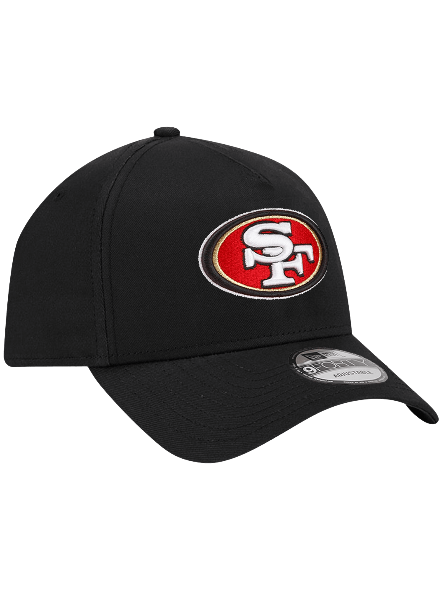 San Francisco 49ers New Era NFL Team 9FORTY A-Frame Snapback Hat - Black