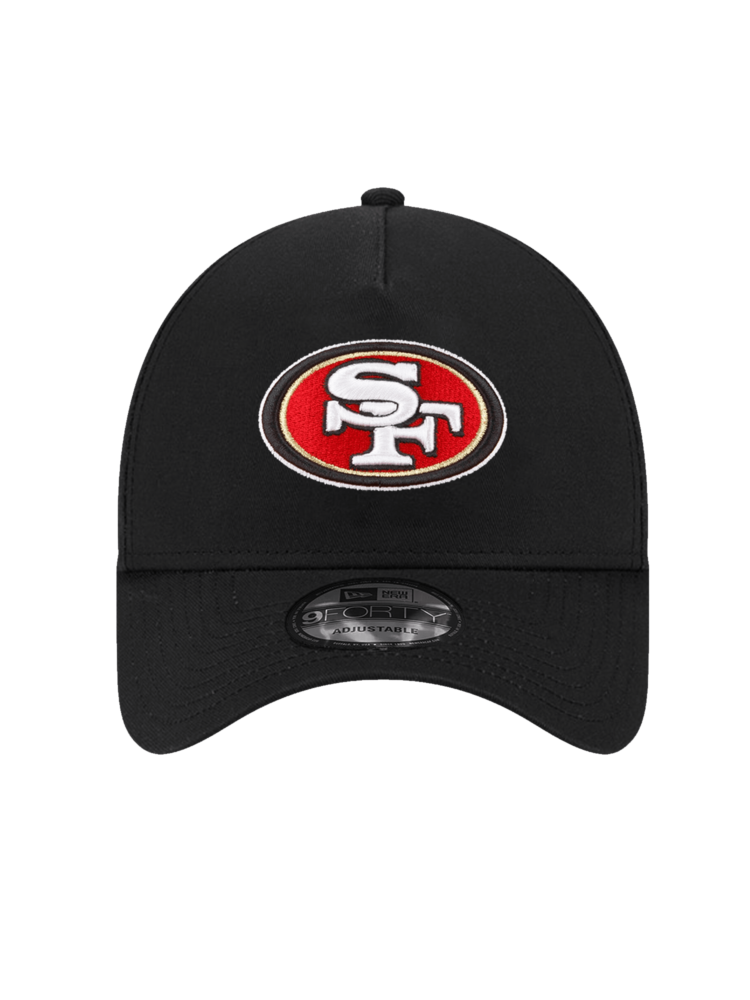 San Francisco 49ers New Era NFL Team 9FORTY A-Frame Snapback Hat - Black