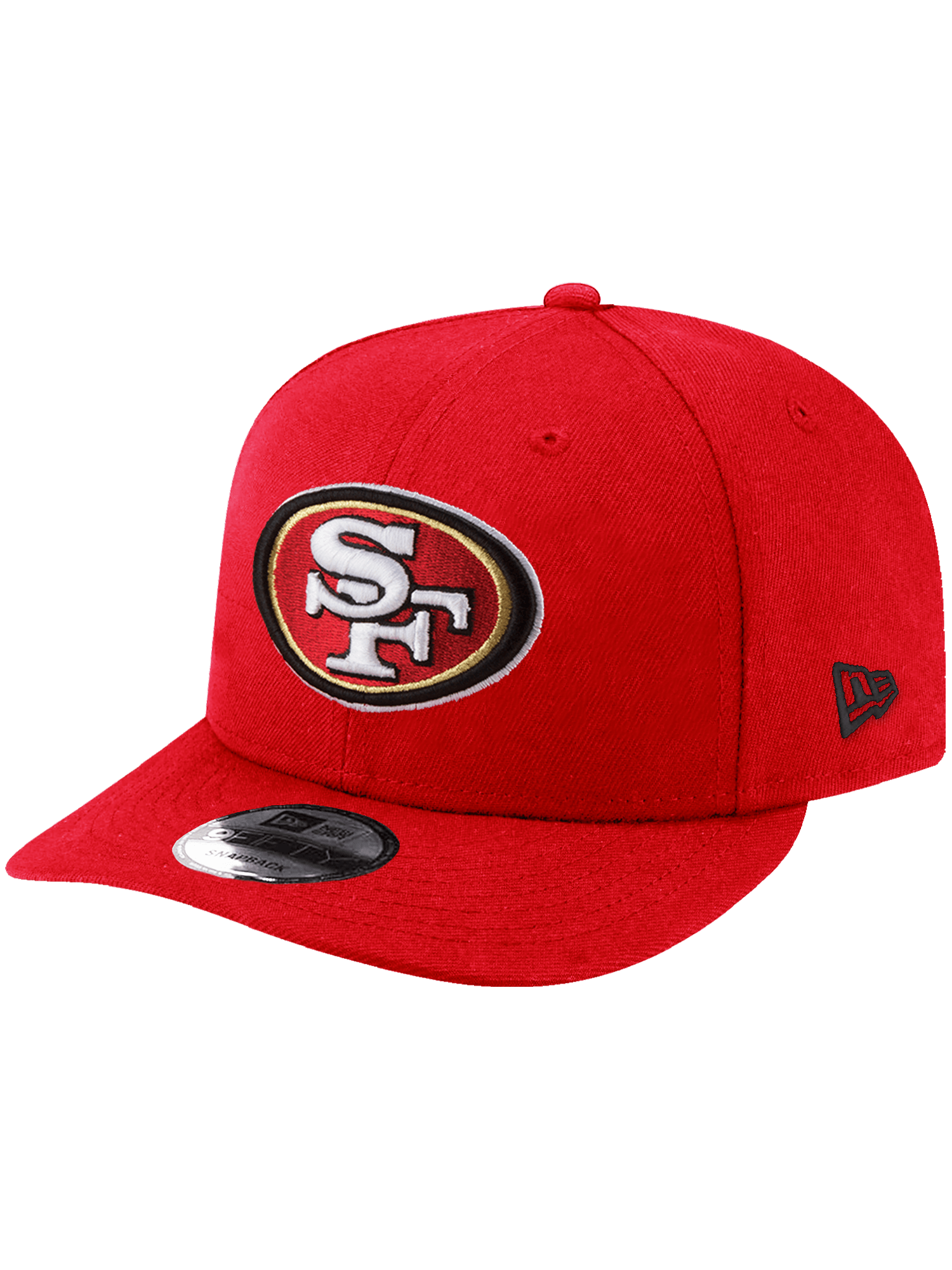 San Francisco 49ers New Era NFL Team 9FIFTY Pre-Curved Snapback Hat - Red