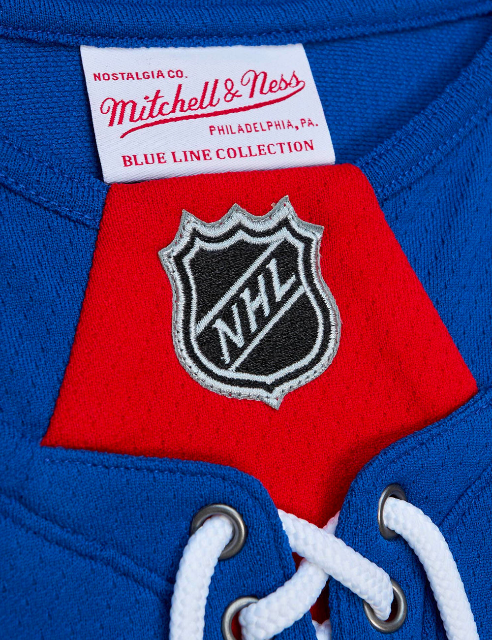 Adam Fox New York Rangers Mitchell & Ness NHL 21 Blue Line Jersey