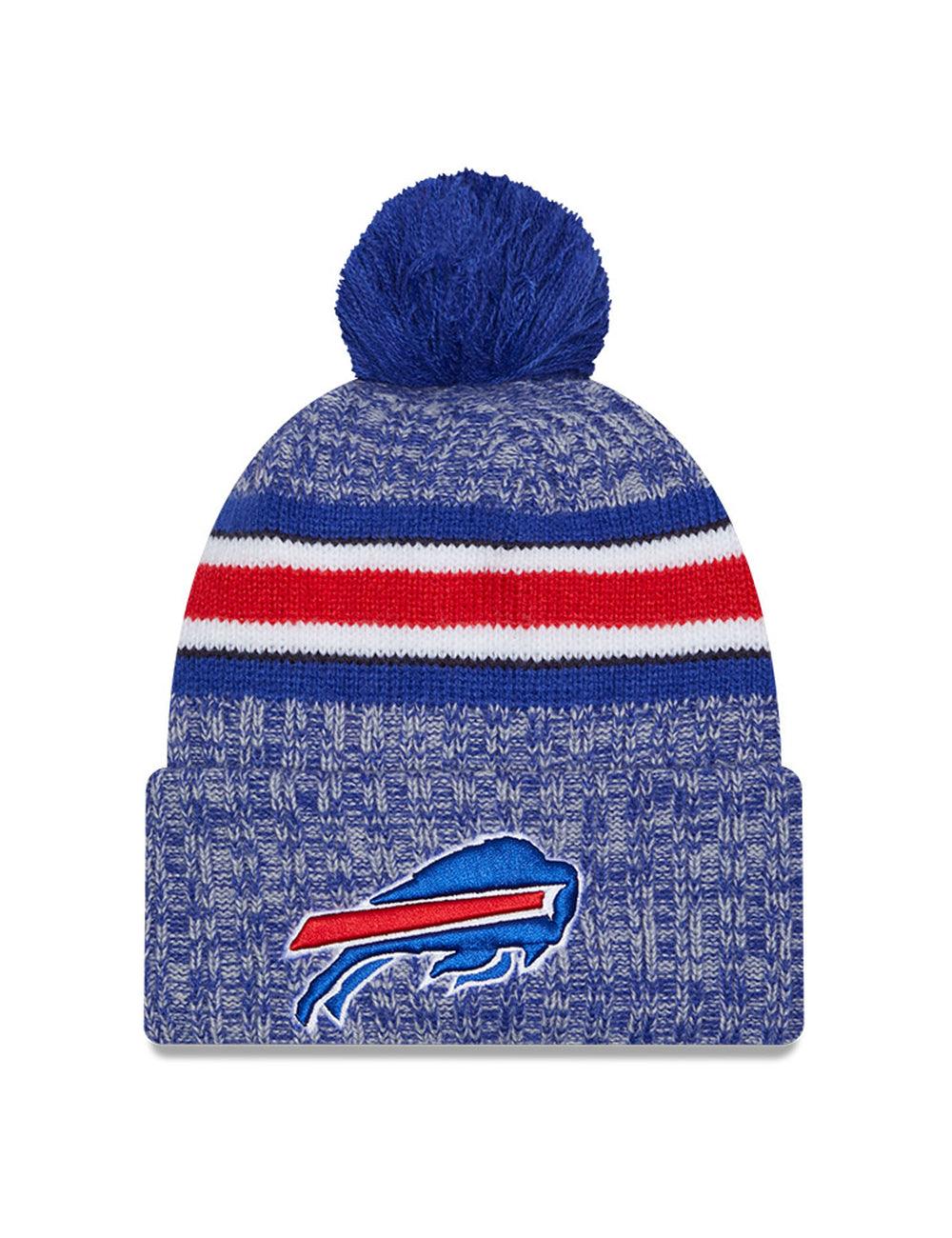 Buffalo Bills New Era NFL 23 Sideline Pom Knit Beanie