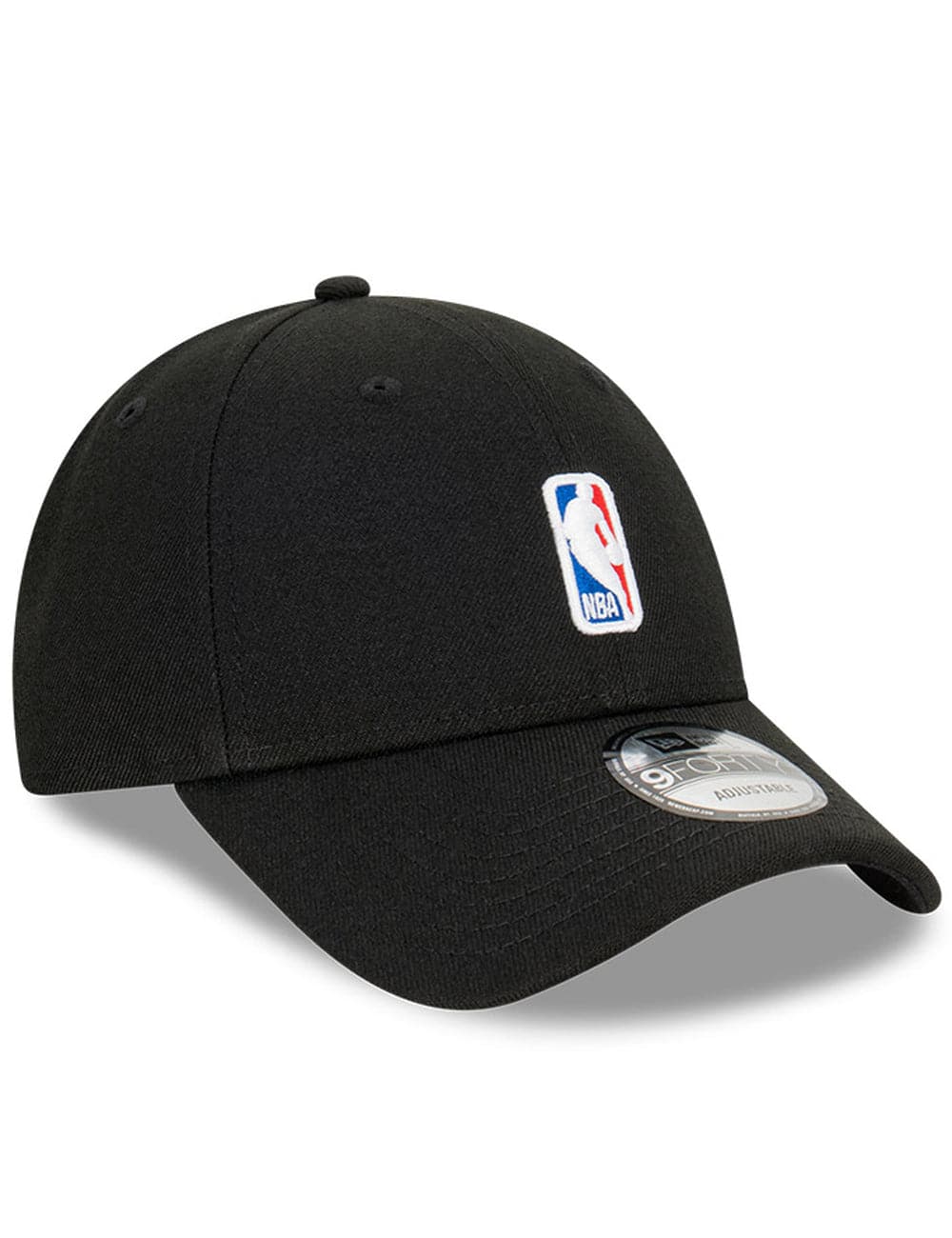 NBA Logoman New Era League Mini Logo 9FORTY Snapback Hat - Black