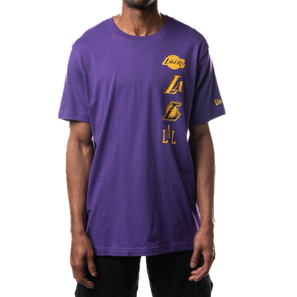 Los Angeles Lakers New Era NBA 24 City Edition T-Shirt - Purple