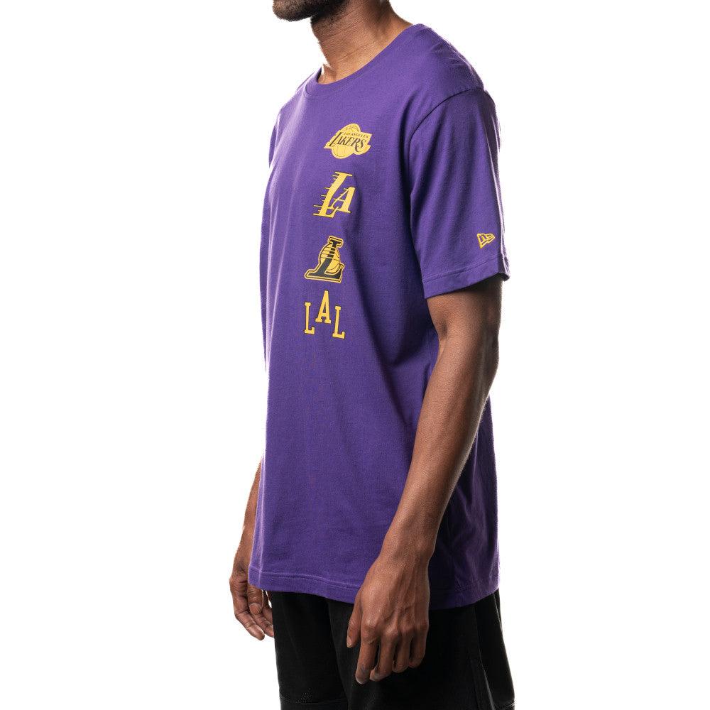 Los Angeles Lakers New Era NBA 24 City Edition T-Shirt - Purple