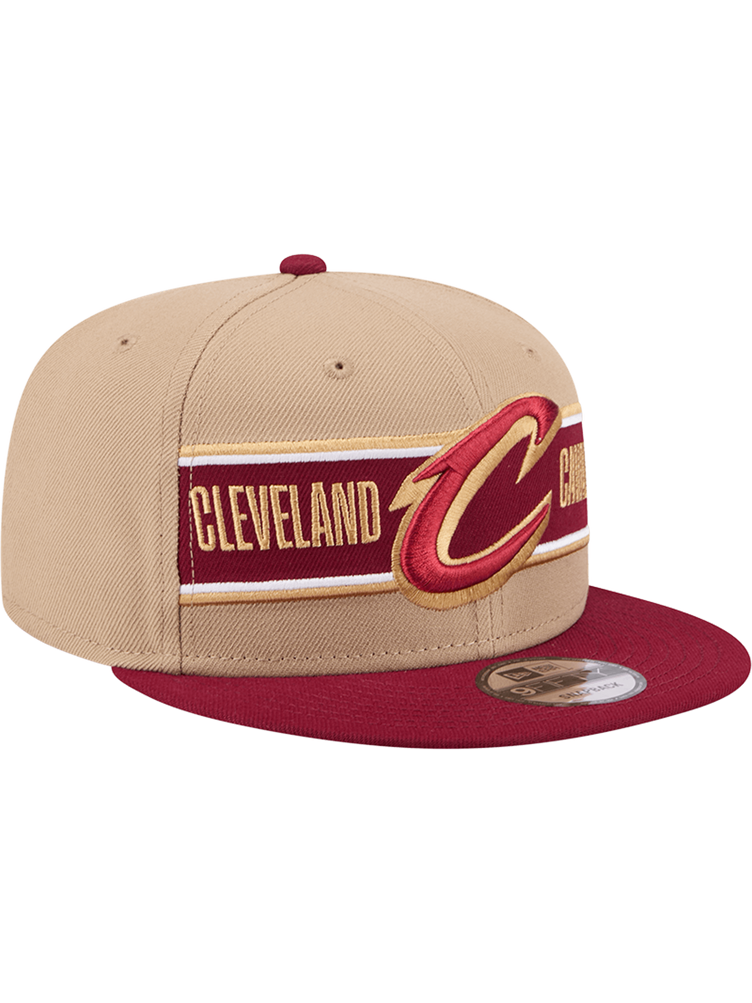 Cleveland Cavaliers New Era NBA 24 Draft 9FIFTY Snapback Hat - Tan