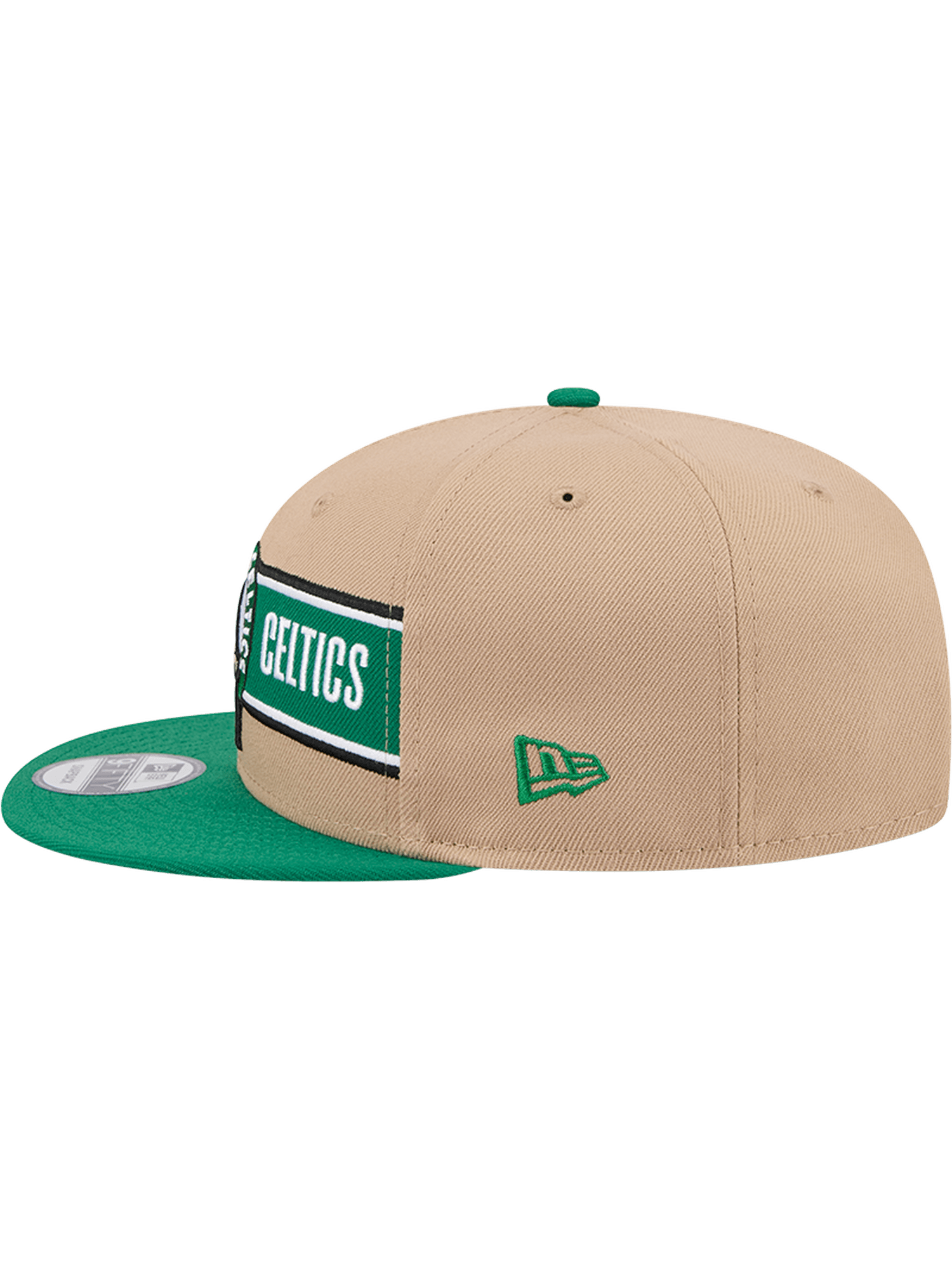 Youths Boston Celtics New Era NBA 24 Draft 9FIFTY Snapback Hat - Tan