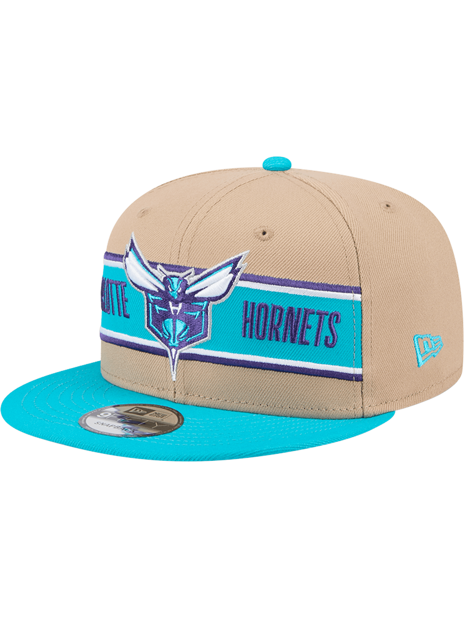 Charlotte Hornets New Era NBA 24 Draft 9FIFTY Snapback Hat - Tan