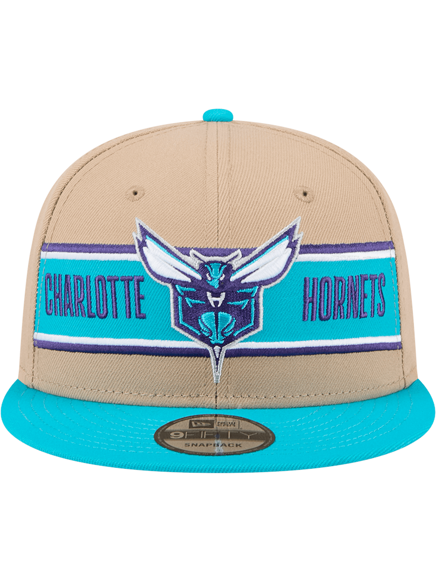 Charlotte Hornets New Era NBA 24 Draft 9FIFTY Snapback Hat - Tan