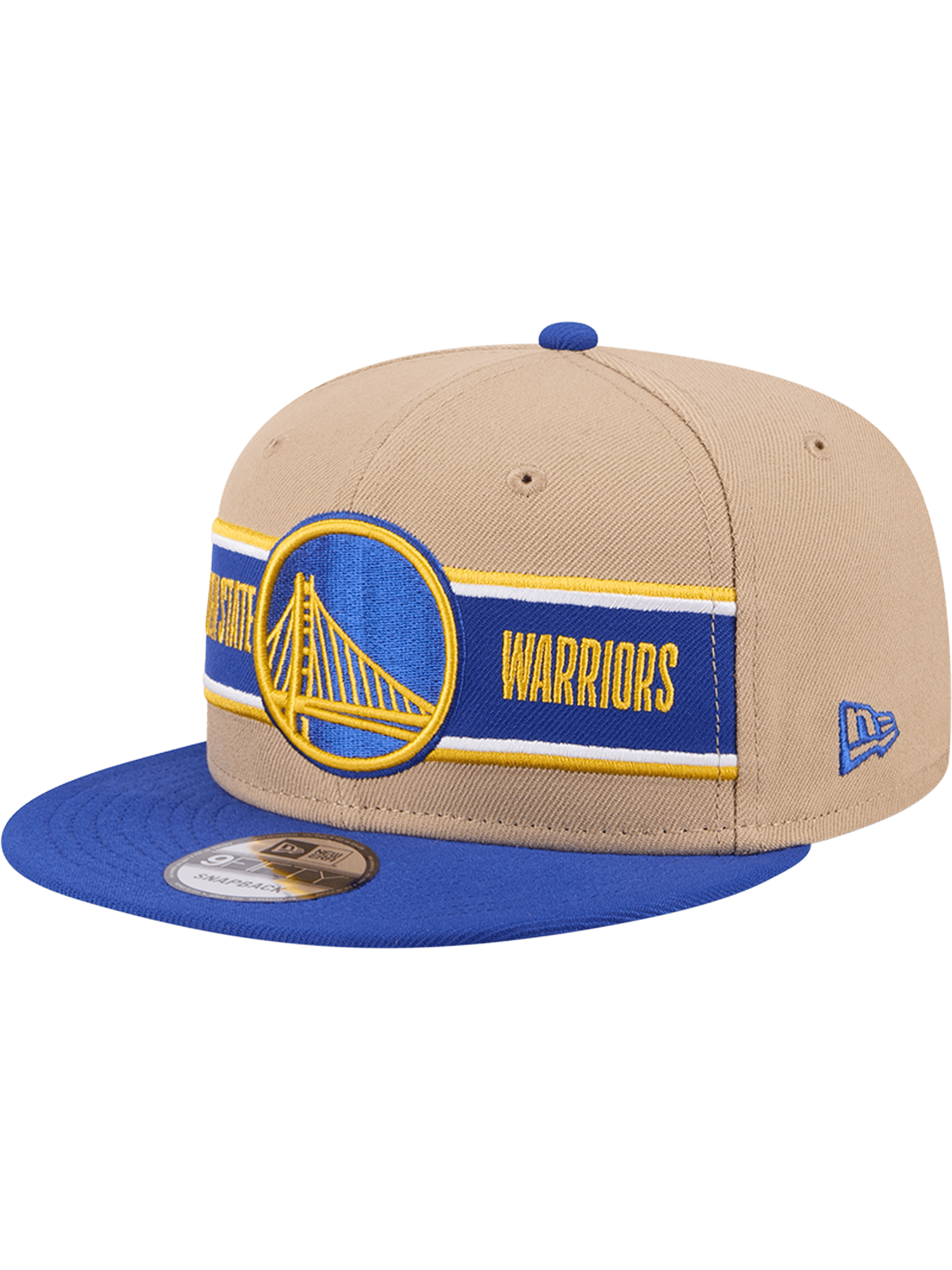 Golden State Warriors New Era NBA 24 Draft 9FIFTY Snapback Hat - Tan