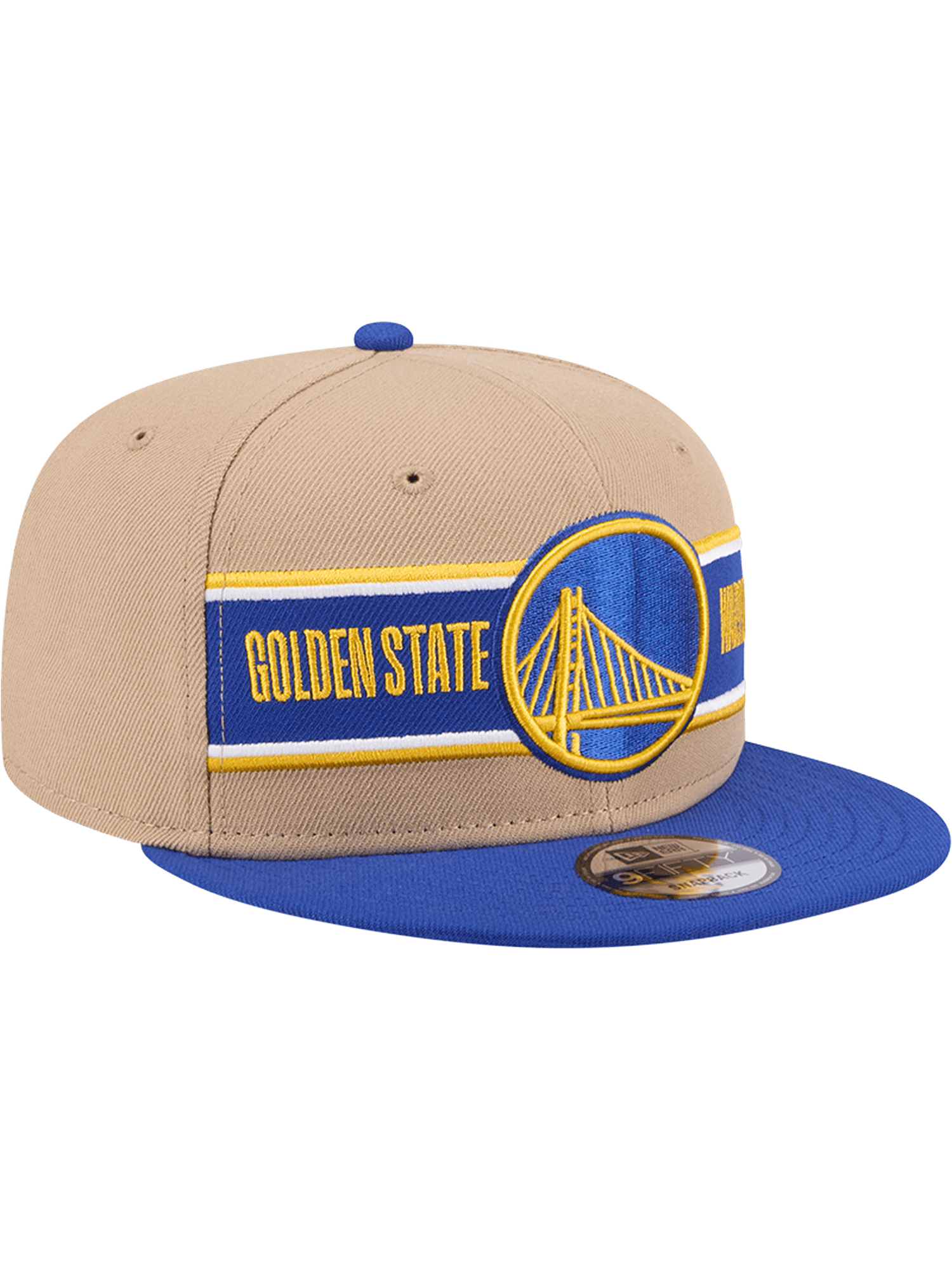 Golden State Warriors New Era NBA 24 Draft 9FIFTY Snapback Hat - Tan