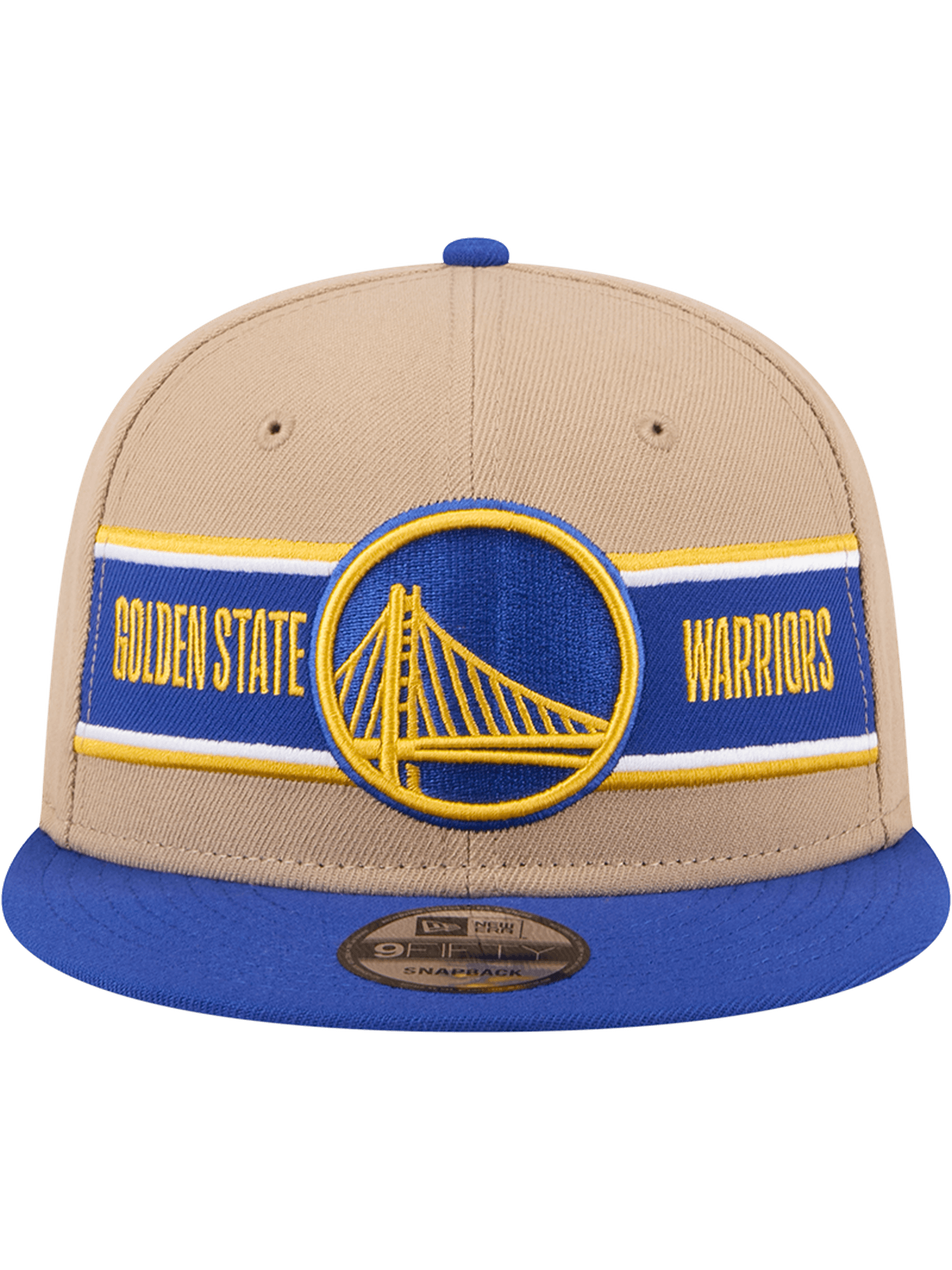 Golden State Warriors New Era NBA 24 Draft 9FIFTY Snapback Hat - Tan