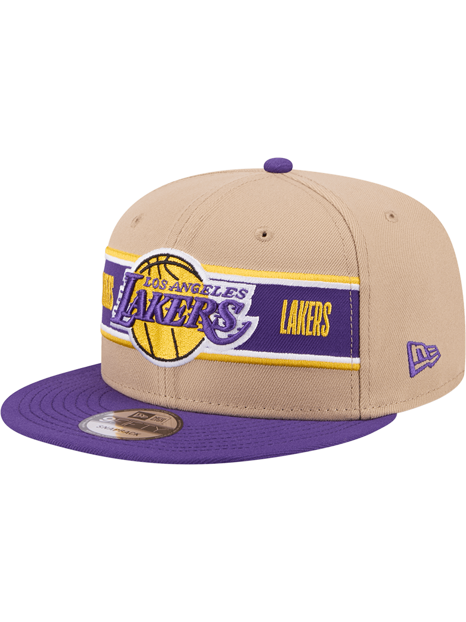 Los Angeles Lakers New Era NBA 24 Draft 9FIFTY Snapback Hat - Tan