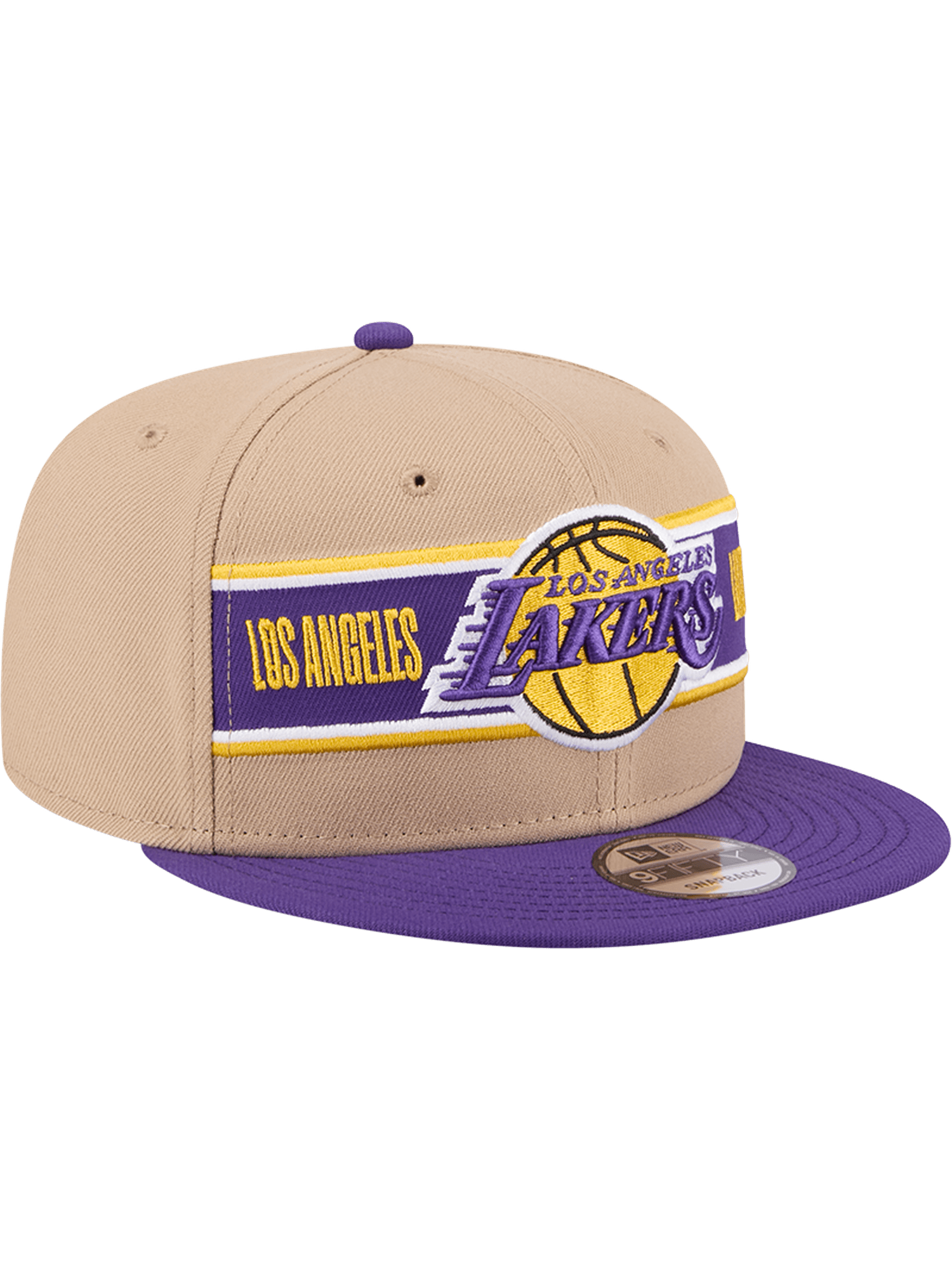 Los Angeles Lakers New Era NBA 24 Draft 9FIFTY Snapback Hat - Tan