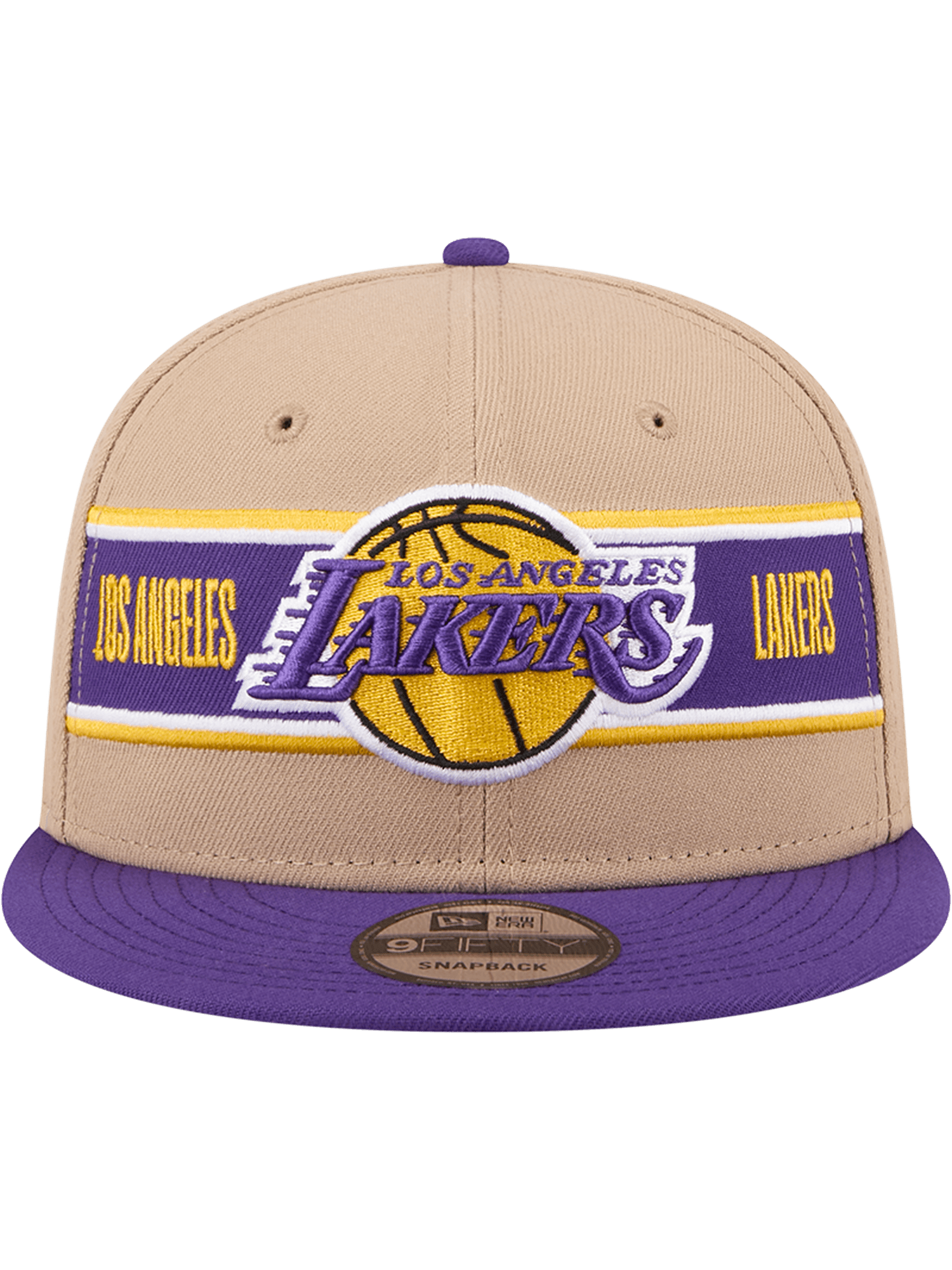 Los Angeles Lakers New Era NBA 24 Draft 9FIFTY Snapback Hat - Tan