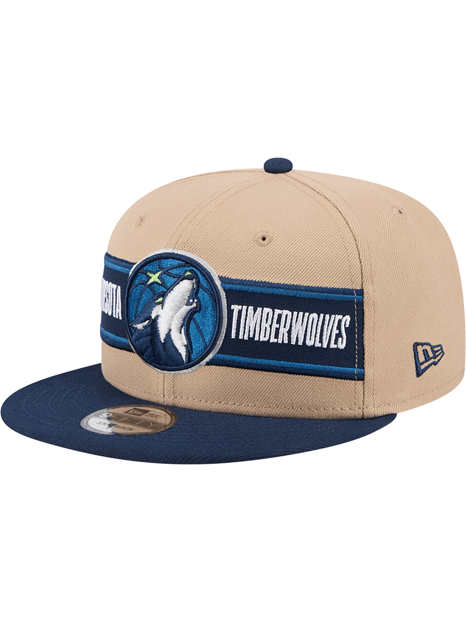 Minnesota Timberwolves New Era NBA 24 Draft 9FIFTY Snapback Hat - Tan