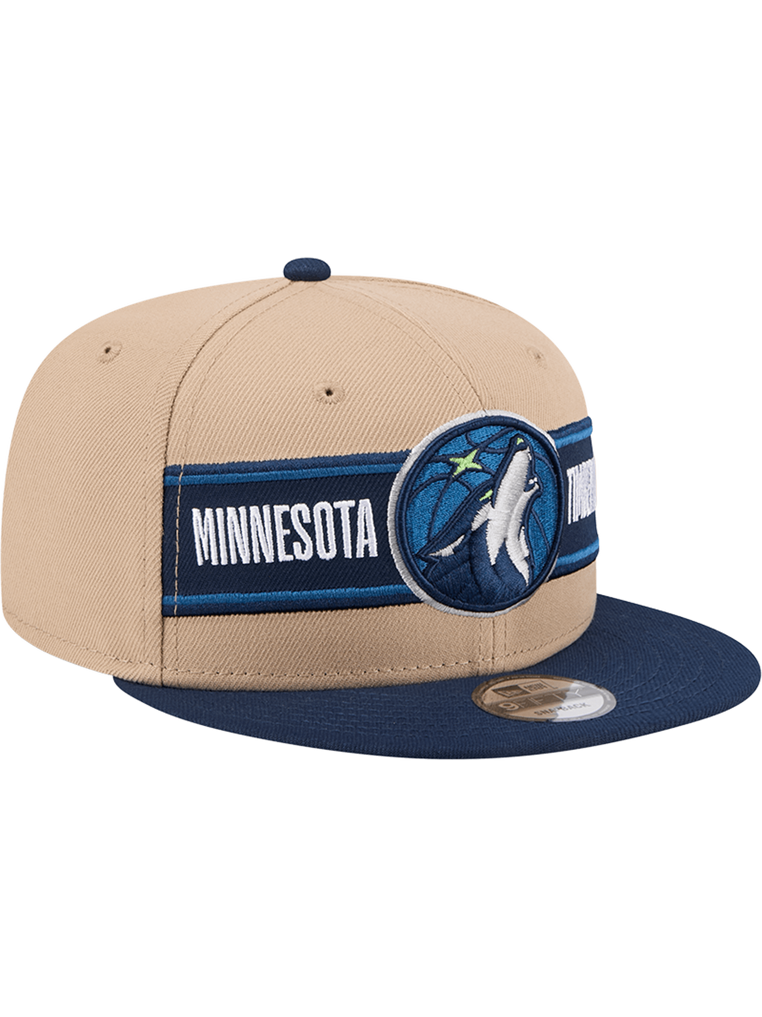 Minnesota Timberwolves New Era NBA 24 Draft 9FIFTY Snapback Hat - Tan