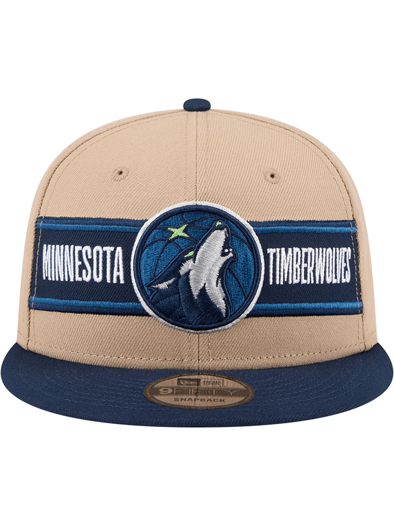 Minnesota Timberwolves New Era NBA 24 Draft 9FIFTY Snapback Hat - Tan