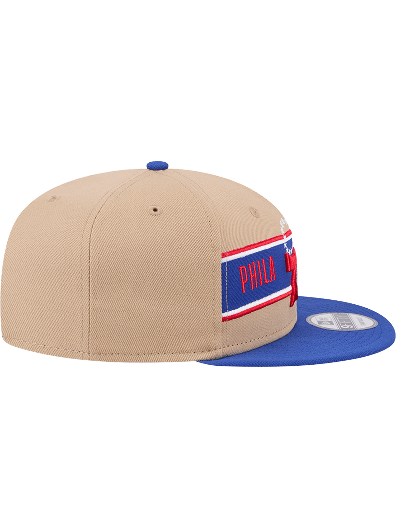 Philadelphia 76ers New Era NBA 24 Draft 9FIFTY Snapback Hat - Tan